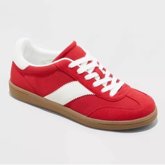 Sincerly Jules Shoes - SINCERLY JULES Red & White Memory Foam Sneakers NWT | Size 8 | Sierra